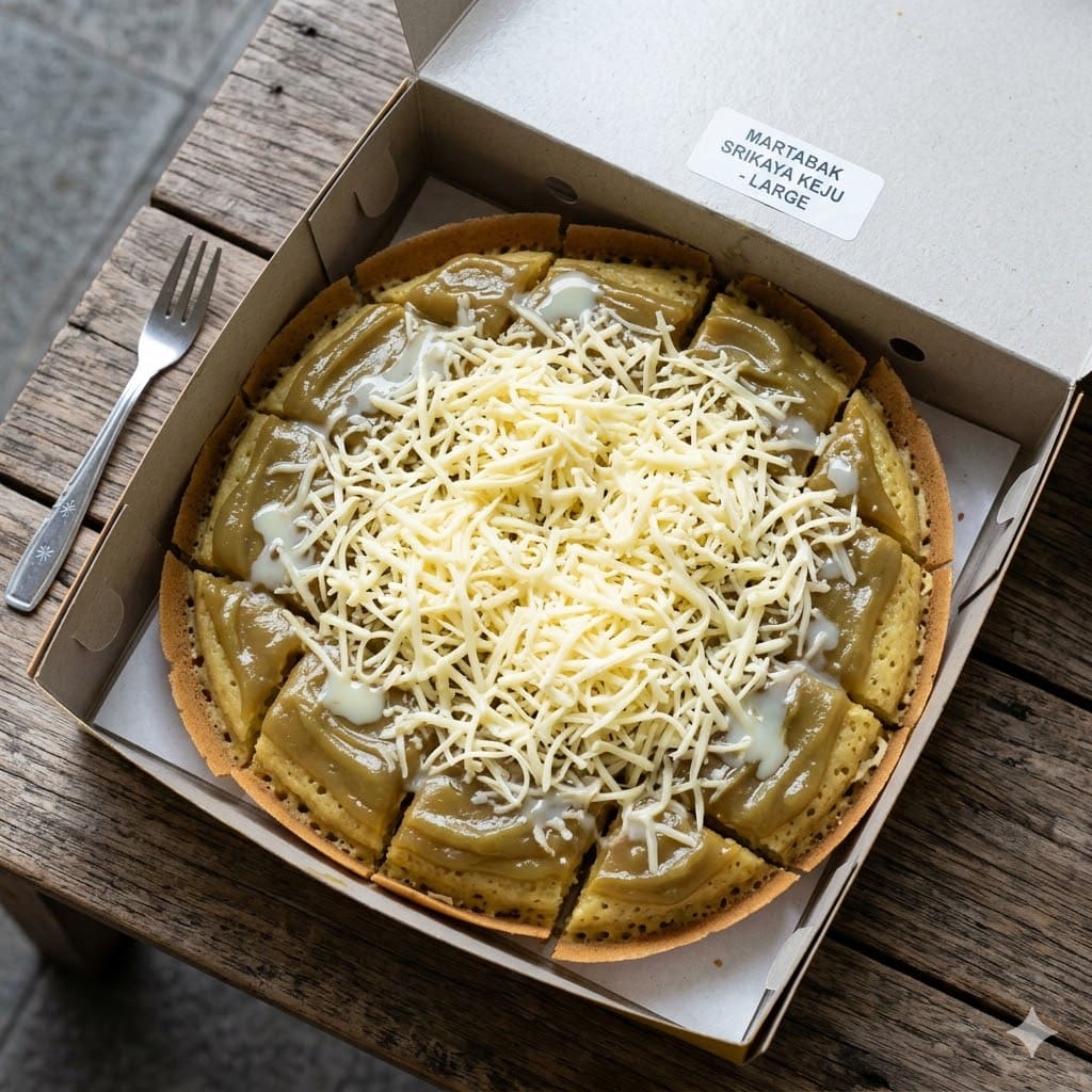 Srikaya Keju Large Martabak 999 Asli Bandung